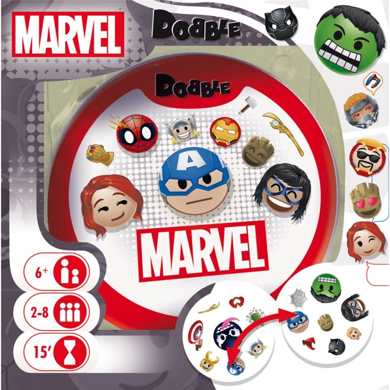 ASMODEE Dobble Marvel Emoji 1 ASMODEE Dobble Marvel Emoji