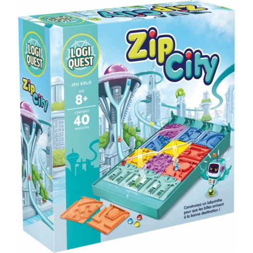 LOGIQUEST : Zip City -FunGamesNet Soldes Magasin logiquest zip city