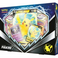 POKÉMON : COFFRET PIKACHU-V FÉVRIER 2022 -FunGamesNet Soldes Magasin pokemon coffret pikachu v fevrier 2022 1