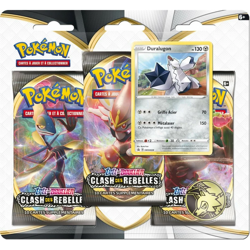 POKÉMON EB02 : PACK 3 BOOSTERS - Clash Des Rebelles 2 POKÉMON EB02 : PACK 3 BOOSTERS - Clash Des Rebelles – Image 2