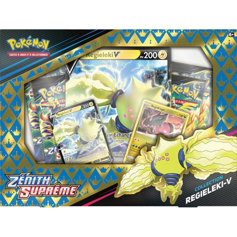 POKÉMON EB12.5 : Zénith Suprême - COFFRET V 4 BOOSTERS REGIELEKI-V 3 POKÉMON EB12.5 : Zénith Suprême - COFFRET V 4 BOOSTERS REGIELEKI-V – Image 3