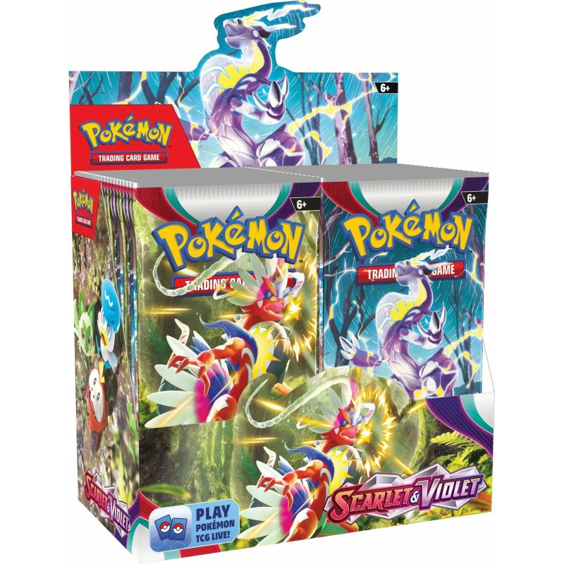 Pokémon EV01 - Ecarlate & Violet : DISPLAY Complet Et Scellé De 36 Boosters 1 Pokémon EV01 - Ecarlate & Violet : DISPLAY Complet Et Scellé De 36 Boosters