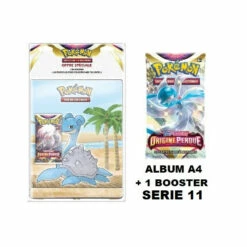 POKEMON : PACK ASSORTIEMENT PORTFOLIO A4 + BOOSTER ORIGINE PERDUE